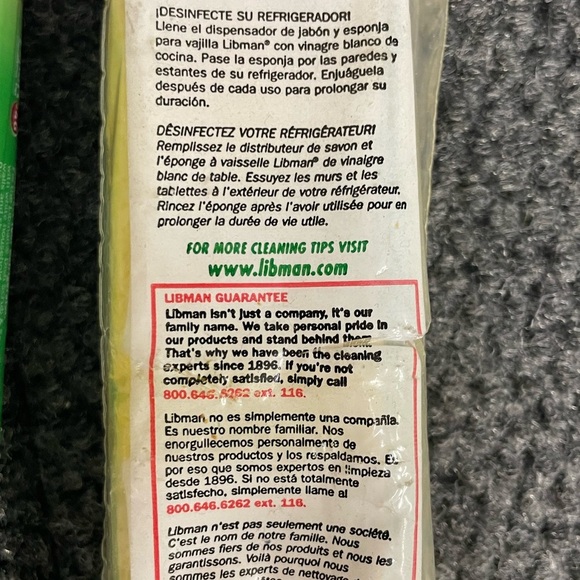 Lot of 2 Libman Dish Sponge Refills Extra Absorbent 2 Per Pack 4 Total sponges - Picture 6 of 6